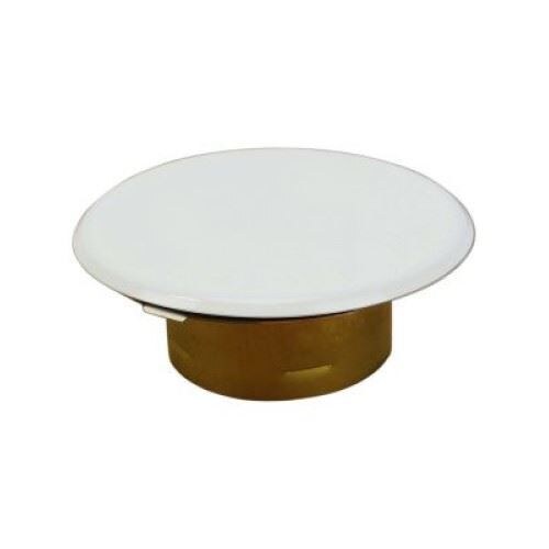 White concealed sprinkler cover plate